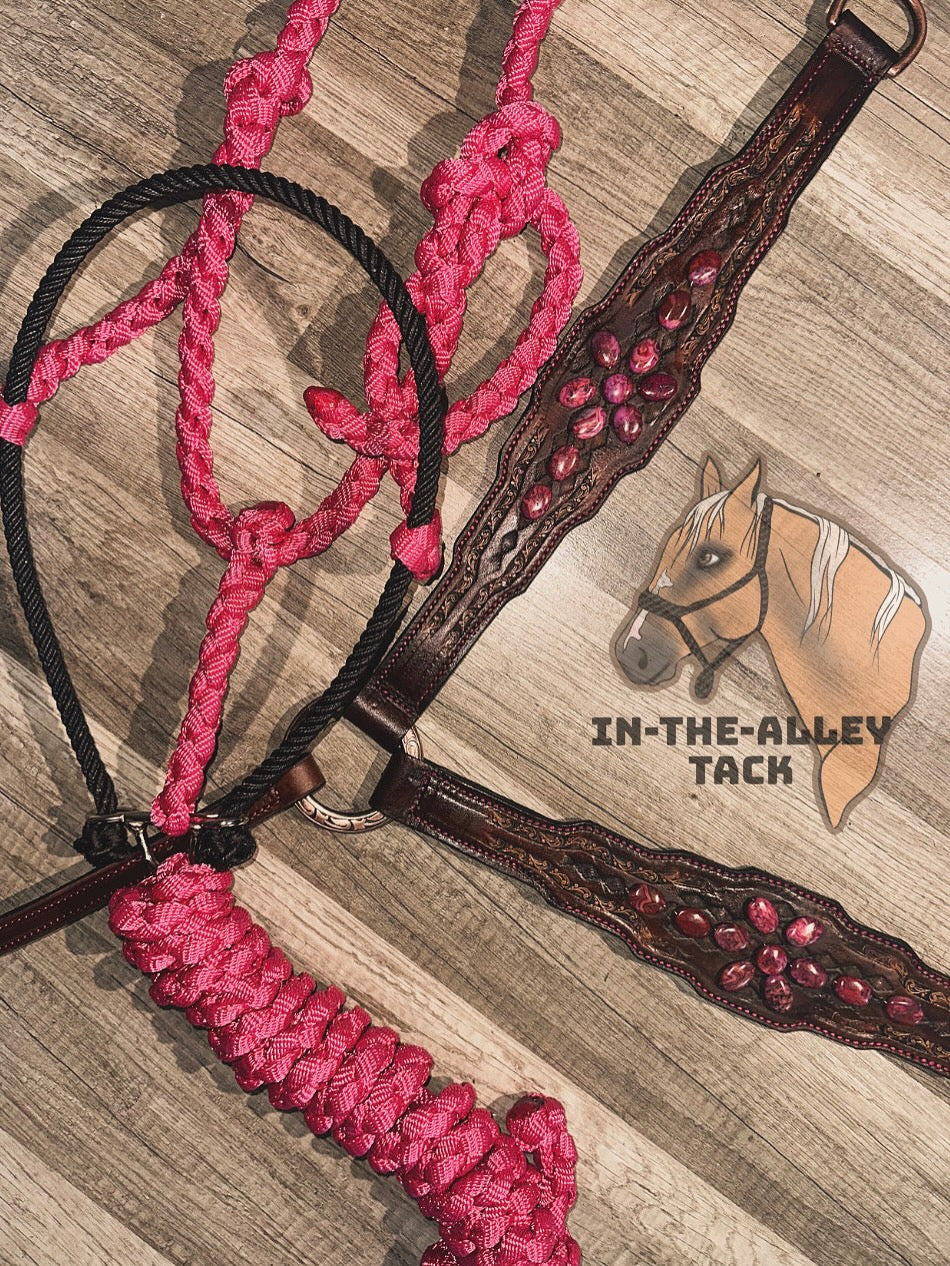 Pink Stone Breast Collar