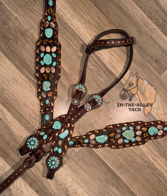 Turquoise & Copper Set