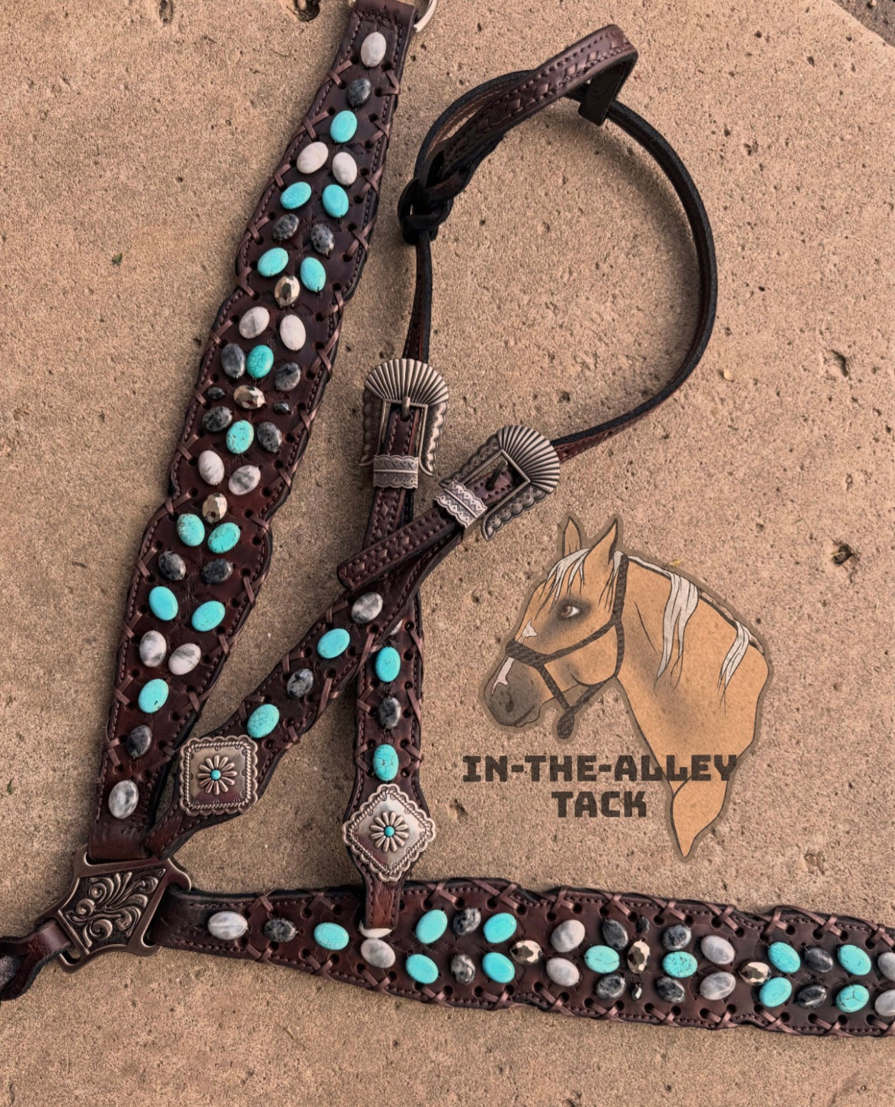 Turquoise & Greys Set