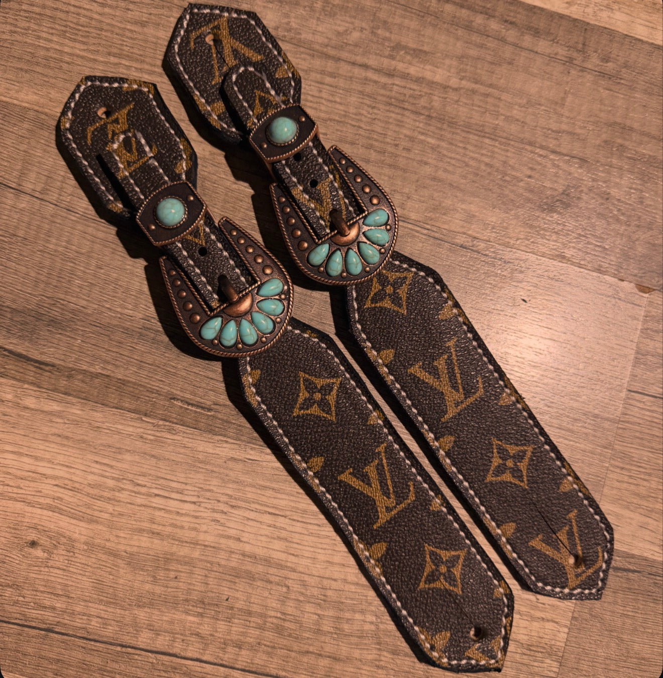 Designer spur straps (2 week TAT)