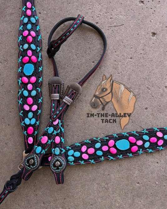 Neon Pink & Turquoise Set