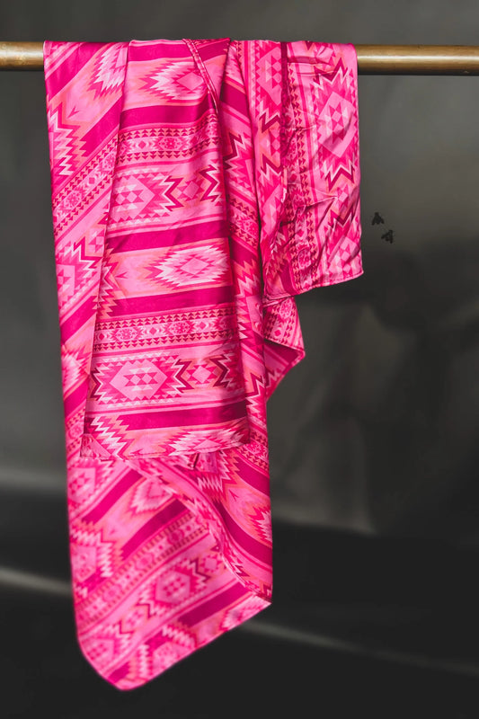 Aztec Pink Wild Rag