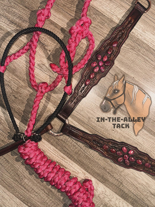 Pink Stone Breast Collar
