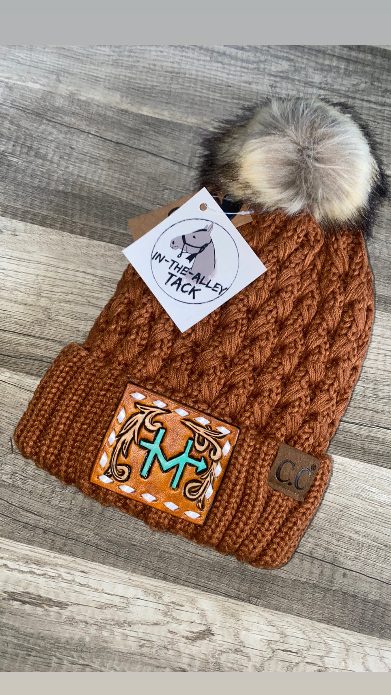 Custom tooled beanie